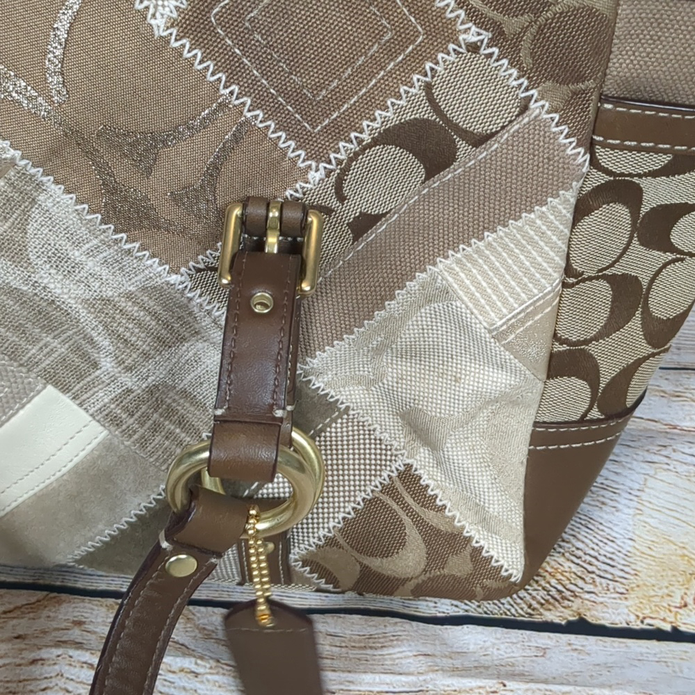 Coach gallery patchwork tote handbag - Picture 2 of 11